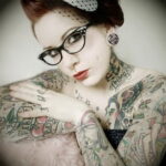 Фото женской тату 18.11.2020 №004 -beautiful girl tattoo- tatufoto.com