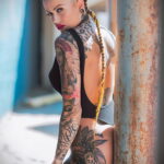 Фото женской тату 18.11.2020 №018 -beautiful girl tattoo- tatufoto.com