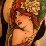 Фото женской тату 18.11.2020 №090 -beautiful girl tattoo- tatufoto.com