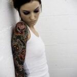 Фото женской тату 18.11.2020 №103 -beautiful girl tattoo- tatufoto.com