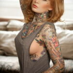 Фото женской тату 18.11.2020 №108 -beautiful girl tattoo- tatufoto.com