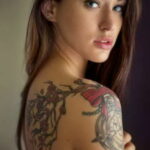 Фото женской тату 18.11.2020 №146 -beautiful girl tattoo- tatufoto.com
