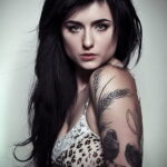 Фото женской тату 18.11.2020 №186 -beautiful girl tattoo- tatufoto.com