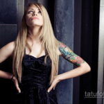 Фото женской тату 18.11.2020 №187 -beautiful girl tattoo- tatufoto.com