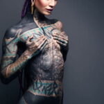 Фото женской тату 18.11.2020 №211 -beautiful girl tattoo- tatufoto.com