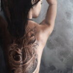 Фото женской тату 18.11.2020 №266 -beautiful girl tattoo- tatufoto.com
