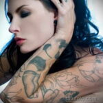 Фото женской тату 18.11.2020 №282 -beautiful girl tattoo- tatufoto.com