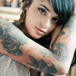 Фото женской тату 18.11.2020 №299 -beautiful girl tattoo- tatufoto.com
