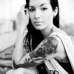 Фото женской тату 18.11.2020 №303 -beautiful girl tattoo- tatufoto.com