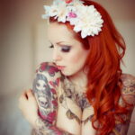 Фото женской тату 18.11.2020 №331 -beautiful girl tattoo- tatufoto.com
