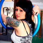 Фото женской тату 18.11.2020 №371 -beautiful girl tattoo- tatufoto.com