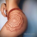 Фото женской тату на бедре 16.11.2020 №061 -beautiful female thigh tattoos- tatufoto.com