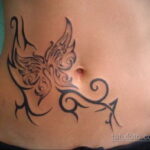 Фото женской тату на животе 16.11.2020 №127 -Female tattoo on her stomach- tatufoto.com
