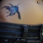 Фото женской тату на животе 16.11.2020 №142 -Female tattoo on her stomach- tatufoto.com