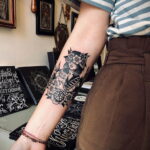 Фото женской тату на руке 16.11.2020 №011 -arm women tattoo- tatufoto.com