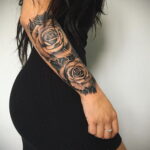Фото женской тату на руке 16.11.2020 №021 -arm women tattoo- tatufoto.com