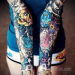 Фото женской тату на руке 16.11.2020 №047 -arm women tattoo- tatufoto.com
