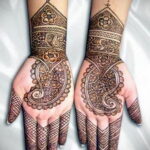 Фото интересного рисунка хной на теле 13.11.2020 №177 -henna tattoo- tatufoto.com