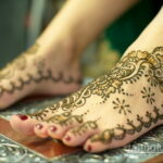Фото интересного рисунка хной на теле 13.11.2020 №213 -henna tattoo- tatufoto.com