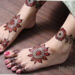 Фото интересного рисунка хной на теле 13.11.2020 №367 -henna tattoo- tatufoto.com