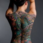 Фото крутого женского рисунка тату 15.11.2020 №110 -cool female tattoo- tatufoto.com