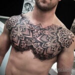 Фото крутого мужского рисунка тату 15.11.2020 №241 -cool man tattoo- tatufoto.com