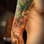 Фото крутого мужского рисунка тату 15.11.2020 №316 -cool man tattoo- tatufoto.com