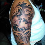 Фото крутого мужского рисунка тату 15.11.2020 №336 -cool man tattoo- tatufoto.com