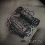Фото необычного рисунка татуировки 11.11.2020 №073 -unusual tattoo patter- tatufoto.com