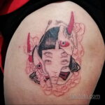 Фото необычного рисунка татуировки 11.11.2020 №079 -unusual tattoo patter- tatufoto.com