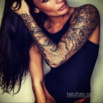 Фото пример рисунка женской тату 17.11.2020 №210 -female tattoo- tatufoto.com