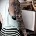 Фото пример рисунка женской тату 17.11.2020 №348 -female tattoo- tatufoto.com