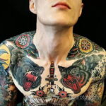 Фото пример рисунка мужской тату 17.11.2020 №007 -male tattoo- tatufoto.com