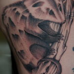 Фото пример рисунка тату Опоссум 18.11.2020 №016 -Opossum tattoo- tatufoto.com