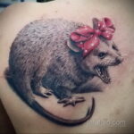 Фото пример рисунка тату Опоссум 18.11.2020 №023 -Opossum tattoo- tatufoto.com