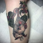 Фото пример рисунка тату Опоссум 18.11.2020 №024 -Opossum tattoo- tatufoto.com