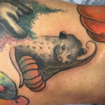 Фото пример рисунка тату Опоссум 18.11.2020 №042 -Opossum tattoo- tatufoto.com