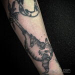 Фото пример рисунка тату Опоссум 18.11.2020 №072 -Opossum tattoo- tatufoto.com