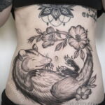 Фото пример рисунка тату Опоссум 18.11.2020 №078 -Opossum tattoo- tatufoto.com