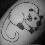 Фото пример рисунка тату Опоссум 18.11.2020 №083 -Opossum tattoo- tatufoto.com