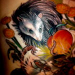 Фото пример рисунка тату Опоссум 18.11.2020 №106 -Opossum tattoo- tatufoto.com