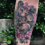 Фото пример рисунка тату Опоссум 18.11.2020 №108 -Opossum tattoo- tatufoto.com