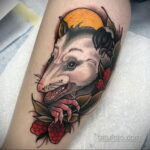 Фото пример рисунка тату Опоссум 18.11.2020 №109 -Opossum tattoo- tatufoto.com