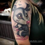 Фото пример рисунка тату Опоссум 18.11.2020 №115 -Opossum tattoo- tatufoto.com
