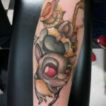 Фото пример рисунка тату Опоссум 18.11.2020 №117 -Opossum tattoo- tatufoto.com