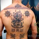 Фото пример рисунка тату САК ЯНТ 15.11.2020 №408 -SAK YANT tattoo- tatufoto.com