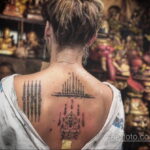 Фото пример рисунка тату САК ЯНТ 15.11.2020 №463 -SAK YANT tattoo- tatufoto.com