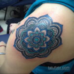 Фото рисунка тату мандала 22.11.2020 №173 -Mandala tattoo- tatufoto.com