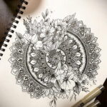 Фото рисунка тату мандала 22.11.2020 №386 -Mandala tattoo- tatufoto.com