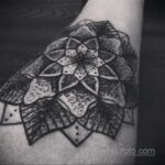 Фото рисунка тату мандала 22.11.2020 №400 -Mandala tattoo- tatufoto.com